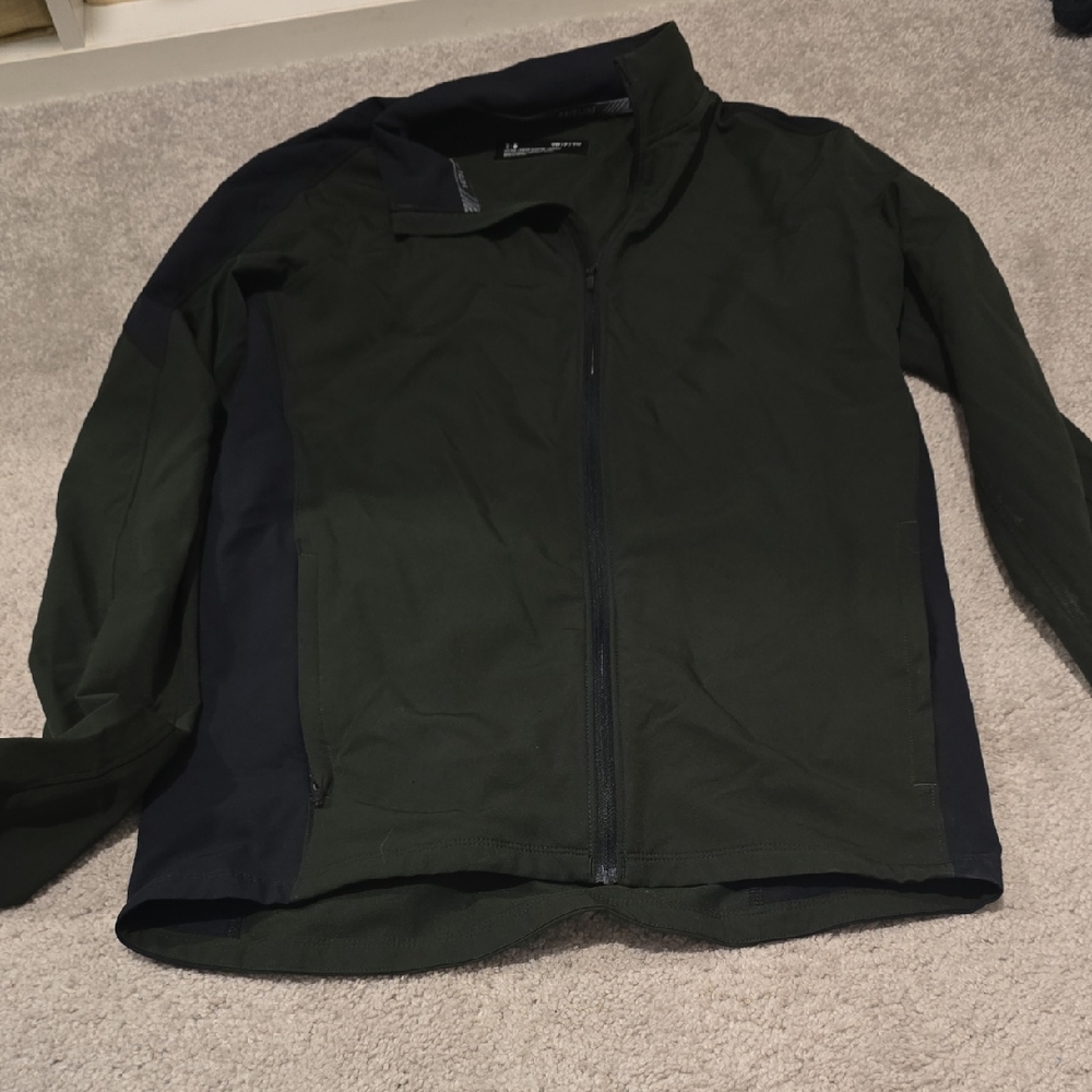Under Armour Women's Dark Green and Black Windbreaker